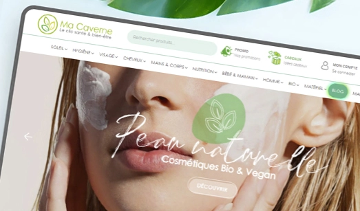 Site E-Commerce Ma caverne