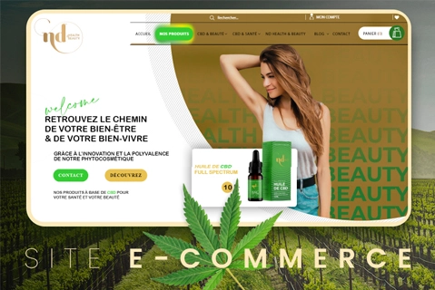 Refonte de la Boutique en Ligne ND Health & Beauty : Spécialiste du Bien-être au CBD Refonte de la Boutique en Ligne ND Health & Beauty : Spécialiste du Bien-être au CBD