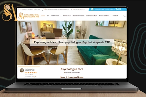 Refonte du Site Web de Sarra Abdelmoula, Psychologue à Nice Refonte du Site Web de Sarra Abdelmoula, Psychologue à Nice