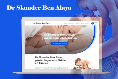 Refonte du Site vitrine du Dr. Skander Ben Alaya, gynécologue obstétricien à Tunis Refonte du Site vitrine du Dr. Skander Ben Alaya, gynécologue obstétricien à Tunis