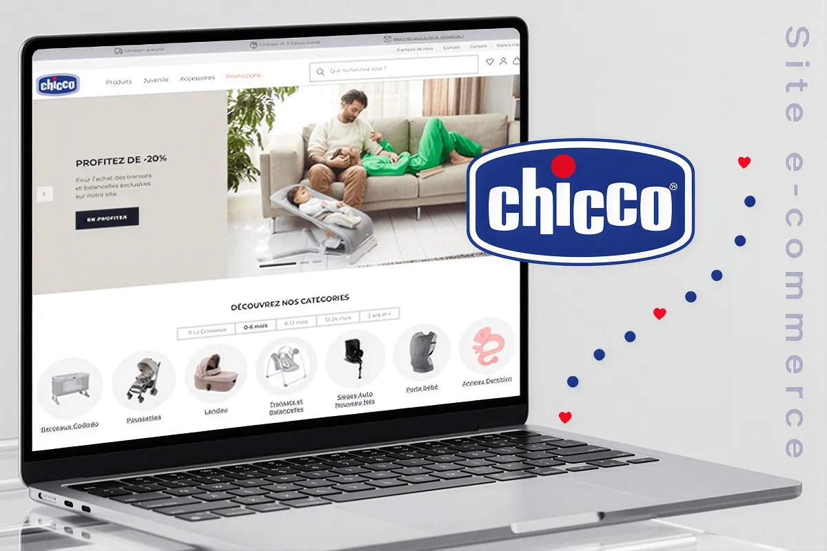 Site web Chicco — boutique en ligne